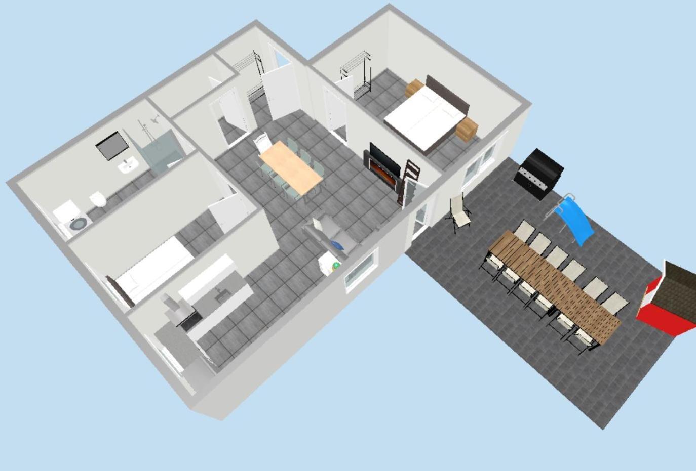 Easycastle 6P Terasse Switch Tv Apartman Bad Driburg Kültér fotó